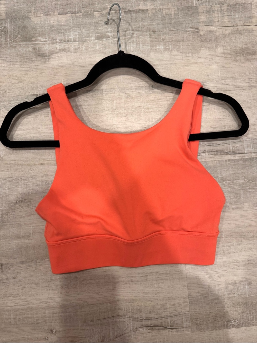 Jockey High-Neck Sports Bra - Coral Orange